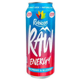 Rubicon Raw Energy Raspberry & Blueberry 500ml (Case of 12)  Honesty Sales U.K
